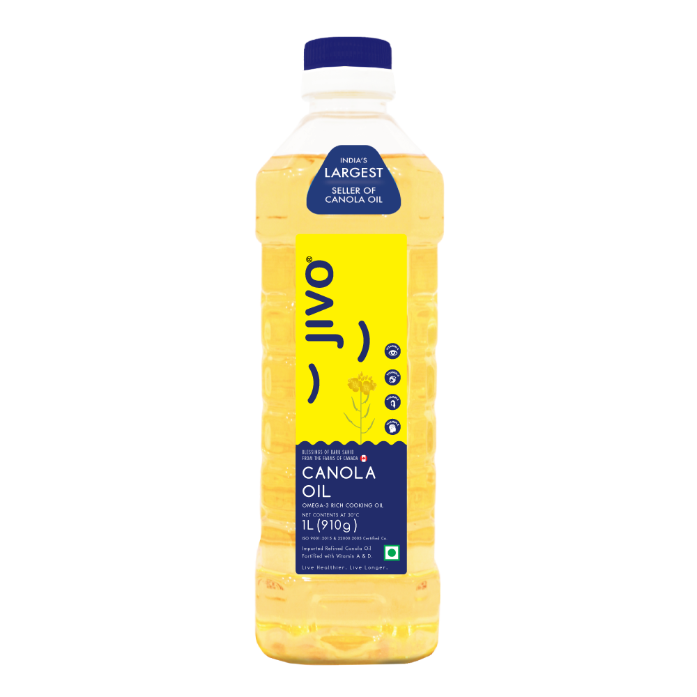 Jivo Canola Oil Bottle, 1 L